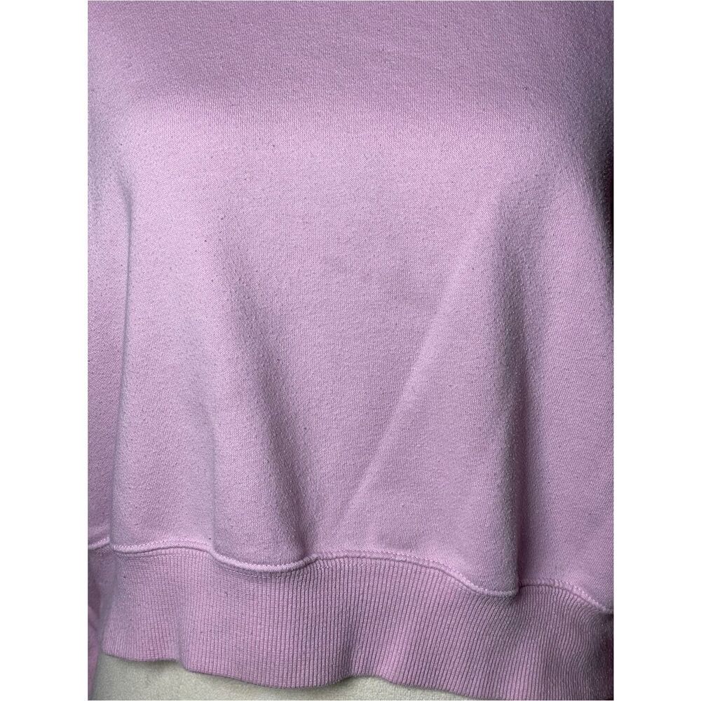 Wild Fable Women's Light Lavender Purple Crewneck Crop Sweatshirt (Size: XL) - Picture 11 of 16